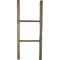 Ekena Millwork 15"W x 36"H x 3 1/2"D Vintage Farmhouse 2 Rung Ladder, Barnwood Decor Collection, Pebble Grey DECR015X036X04LDRPG - alternate 5
